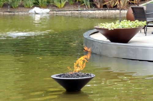 Fire on Water Features