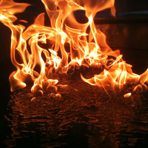 Automated Fire On Water Surface System