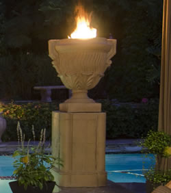 Traditional Fire Urn & Pedestal