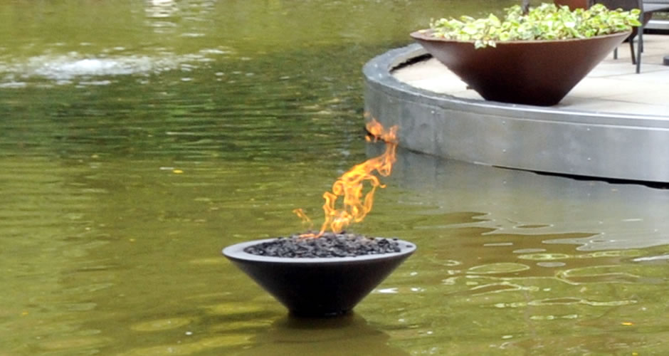 Inspired Fire FX Outdoor Fire on Water Feature
