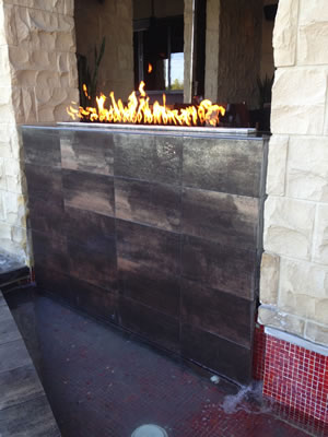 Fire on Water Feature Renovation